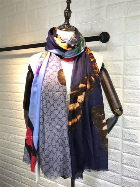 replica gucci winter scarf|vintage gucci silk scarf.